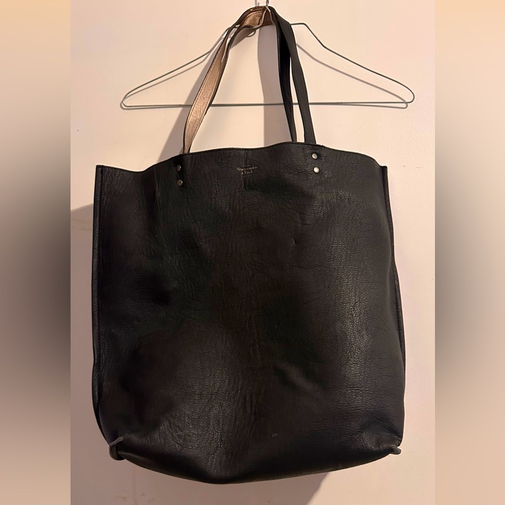 A&F Leather Tote Bag